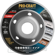 Sarokcsiszoló Procraft PW1050 és 3 db gyémánttárcsa DS3.125 + 2 db fazéktárcsa | SPW1050/DS3.125/WT125 náhled