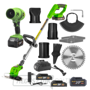 Procraft PTA24 akkus szegélynyíró és Procraft PB18 akkus lombfúvó készlet | SPTA24-PB18 gallery main image