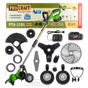 Akkumulátoros szegélynyíró Procraft PTA-25BL-1B | PTA-25BL-1B gallery main image