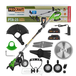Akkumulátoros szegélynyíró Procraft PTA-25-2B | PTA-25-2B gallery main image