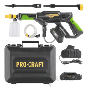 Procraft CW20 akkumulátoros magasnyomású mosó + 20/2A akkumulátor és 20/1 töltő | SCW20/20-2A készlet gallery main image