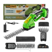 Akkus fű- és bokornyíró olló Procraft PGH2100 | PGH2100 gallery main image