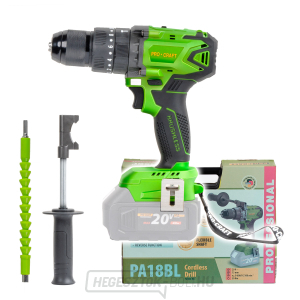 Akkus fúró-csavarozó ütvecsavarozóval Procraft PA18BLbb | PA18BL-BB gallery main image