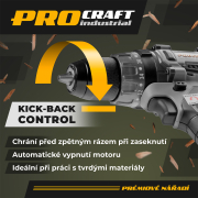 Akkus fúró-csavarozó Procraft Industrial CD20A | CD20A-1b-c Előnézet 