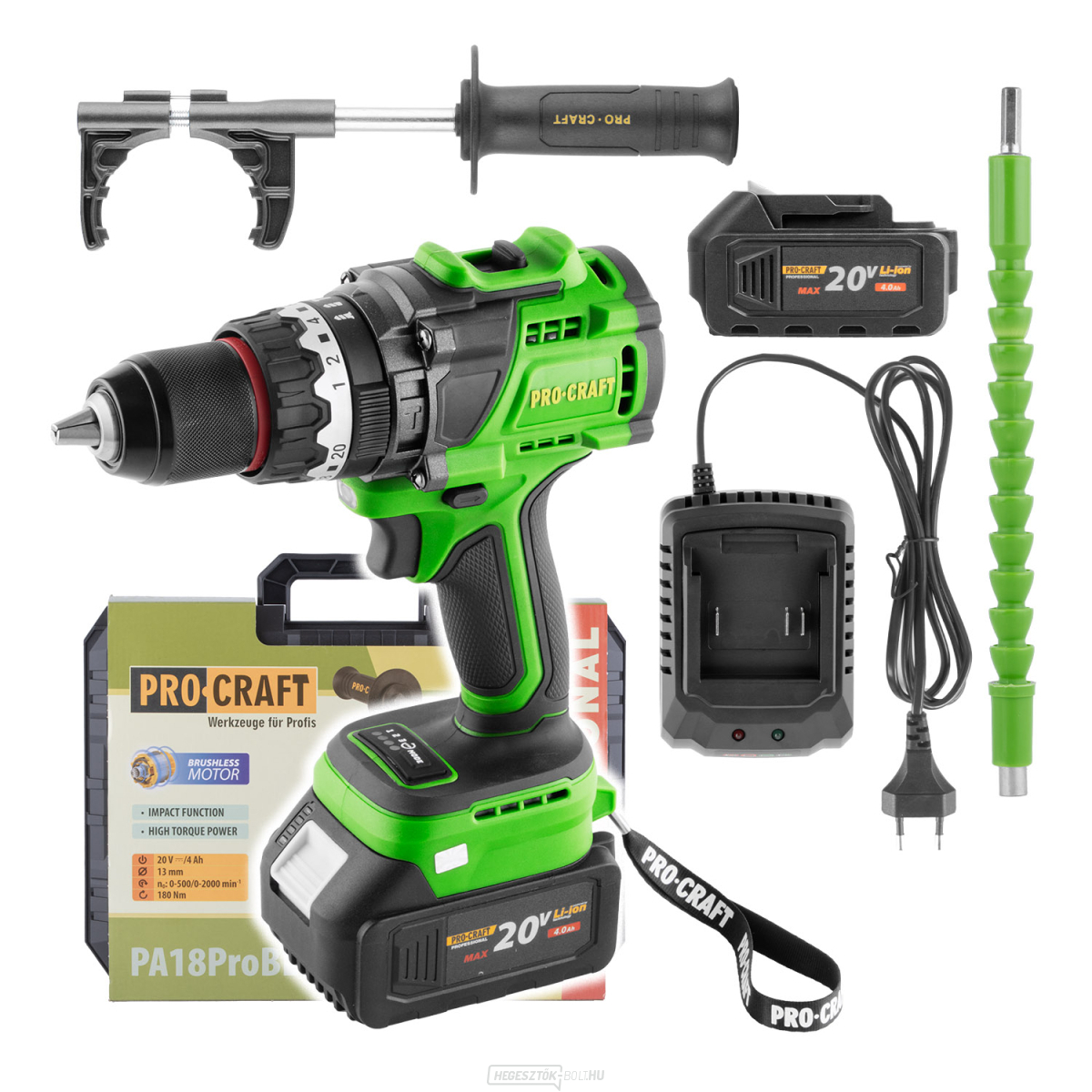 Akkus csavarozó Procraft PA18ProBL-1B-C | PA18ProBL-1B-C