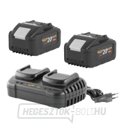 Akkumulátorkészlet két akkumulátorral Procraft 20/8 + töltő Procraft 20/2 | S2x20/8-20/2 gallery main image