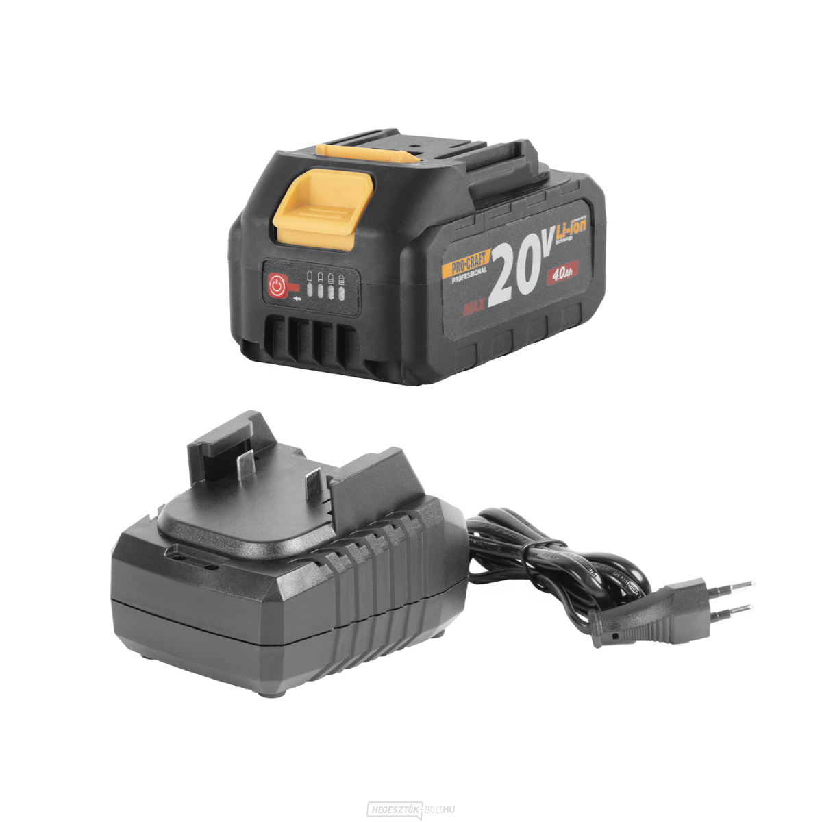 Procraft 20/4 ATA-40B akkumulátorcsomag + Procraft 20/1 töltő | S20/4ATA-40B-20/1