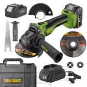 Procraft akkus, szénkefe nélküli szerszámkészlet 20 V, 5 részes, akkumulátorral és töltővel | AKUSET1 náhled