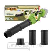 Akkus lombfúvó Procraft PB24 (akkumulátor és töltő nélkül) | PB24bb gallery main image