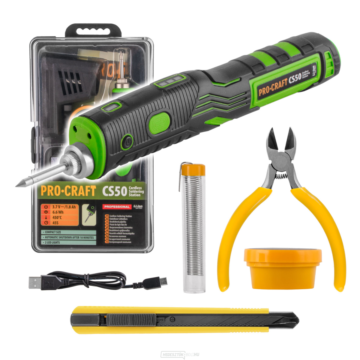 Akkumulátoros forrasztópáka Procraft CS50 | CS50