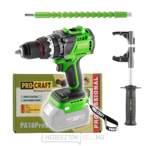 Akkus csavarozó Procraft PA18ProBL (akkumulátor és töltő nélkül) | PA18ProBL-BB gallery main image