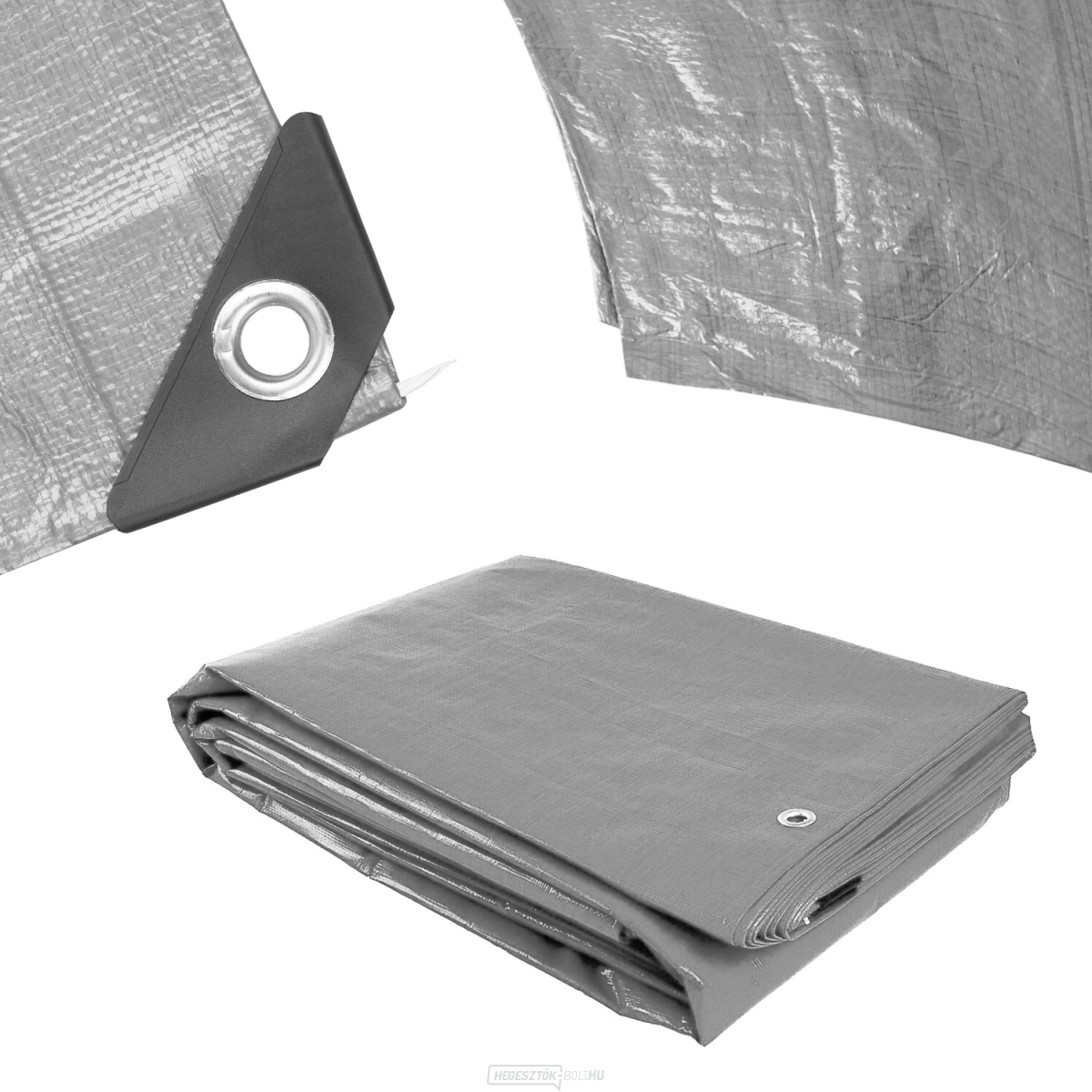 Ponyva Procraft ST3x6 200g/m2 vízálló hálós 3x6 m ezüst | ST3x6 gallery main image