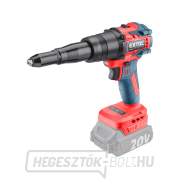 akkus szegecsbehúzó SHARE20V, SZÉNKEFEMENTES, akkumulátor és töltő nélkül gallery main image