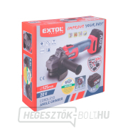 akkus sarokcsiszoló SHARE20V, 125mm, SZÉNKEFEMENTES, 4Ah náhled