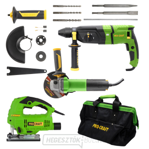 Procraft elektromos szerszámkészlet 4 darabos | MAXISET4 gallery main image