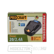 Töltő 20 V-os Li-ion akkumulátorokhoz Procraft 20/2.4А | 20/2.4A náhled