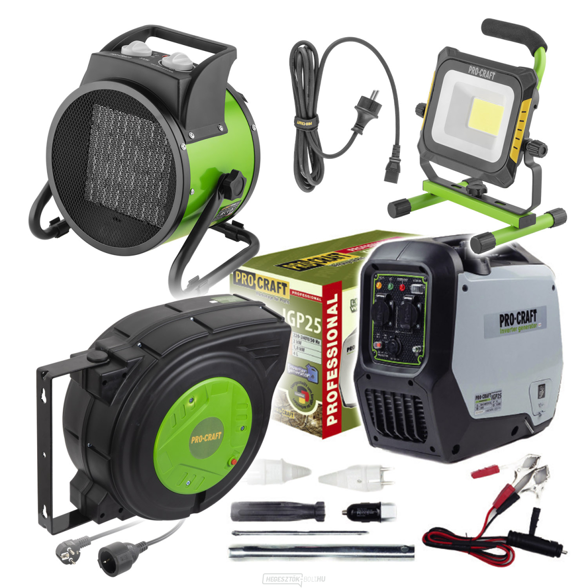 Procraft SIGP25SET generátor, fűtés és világító készlet | SIGP25SET