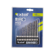 HEX fémfúrófejek hatszögletű szárral, 1,5-6,5 mm - 13 db Előnézet 