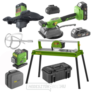 Készlet térkő és építőanyag-keverékek megmunkálásához Procraft BUILDSET | BUILDSET gallery main image