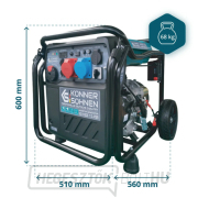 Könner & Söhnen KS 8100iE 1/3 ATSR inverteres benzin generátor náhled