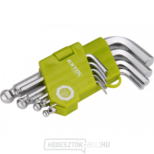 L-kulcsos imbuszkulcsok rövid - 9db L-kulcsos imbuszkulcsok rövid - 9db gallery main image