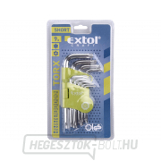 L-kulcsok TORX rövid - 9db Előnézet 