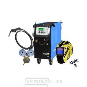 KITin 3500 Multi MIG Synergic V2 + Pisztoly + Hegesztősisak + R. szelep gallery main image