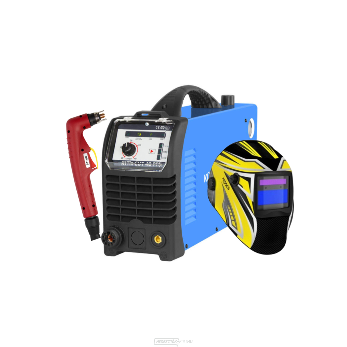 Plazma inverter MAKin CUT 40 PFC PILOT + Pisztoly + Sisak