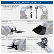 Scheppach MKL 730 - lánctalpas kompakt rakodó  náhled