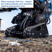 Scheppach MKL 730 - lánctalpas kompakt rakodó  náhled