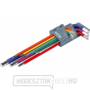 L-kulcsos imbuszkulcsok meghosszabbított színű, 9 darabos készlet L-kulcsos imbuszkulcsok meghosszabbított színű, 9 darabos készlet gallery main image