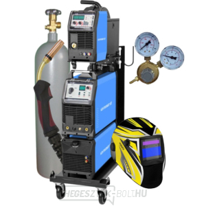 MAKin 400 S Double Pulse - Teljes készlet + Pisztoly + Maszk + R. szelep + Teljes CO2 palack gallery main image