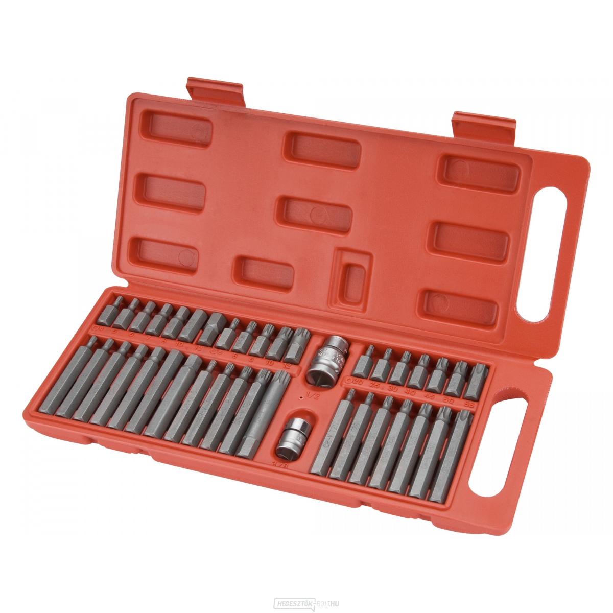HEX-TORX-XZN bitek, 40 darabos készlet