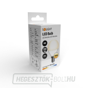 Solight LED izzó, minigömb alakú, 8W, E14, 3000K, 720lm, fehér kivitelben Előnézet 