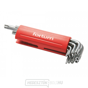 L-kulcsok TORX fúrt, FORTUM - 9db