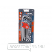 L-csavarkulcsok TORX EXTOL PREMIUM - 9db Előnézet 