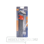  L-kulcsos imbuszkulcsok meghosszabbítva, EXTOL PREMIUM - 9db Előnézet 