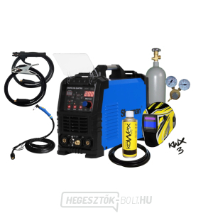 DIGITIG 204 QUATTRO + Kábelek + Zseblámpák + Sisak + Tömlő + Tele CO2 Palack + Visszacsapó szelep + Spray gallery main image