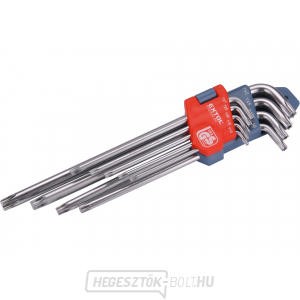 L-csavarkulcsok TORX hosszabbított, EXTOL PREMIUM - 9db