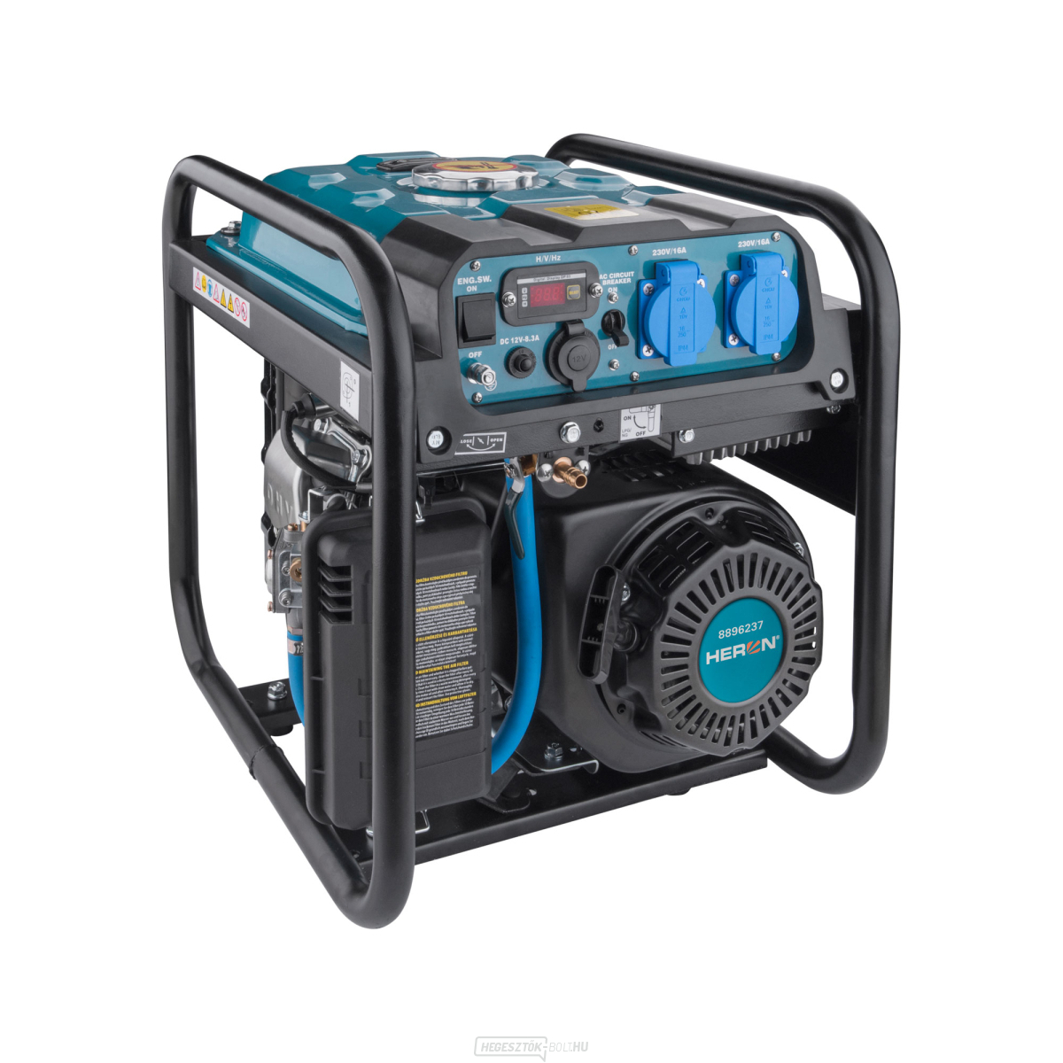 digitális inverteres generátor (benzin/LPG/NG), 7,5LE/4kW