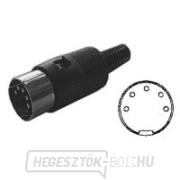 DIN csatlakozó 5 tűs kábel gallery main image