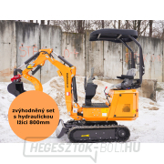 Baugarden BG850.01 HT mini kotrógép akciós készlet hidraulikus kanállal 800 mm gallery main image
