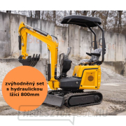 Baugarden BG910.01 mini kotrógép akciós készlet hidraulikus kanállal 800 mm gallery main image