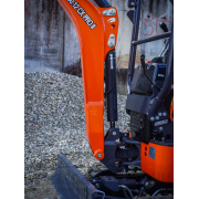 Mini kotrógép Baugarden BG1260.12 CX PRO II Kubota, kanál 400 mm, hüvelykujj tartása náhled