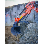 Mini kotrógép Baugarden BG1260.12 CX PRO II Kubota, kanál 400 mm, hüvelykujj tartása náhled