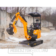 Mini kotrógép Baugarden BG1400.12 PRO Kubota kanál 4000 mm + hidraulikus hüvelykujj tartó Előnézet 