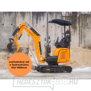 Baugarden BG1400.12 PRO Kubota mini kotrógép akciós készlet hidraulikus kanállal 800 mm gallery main image