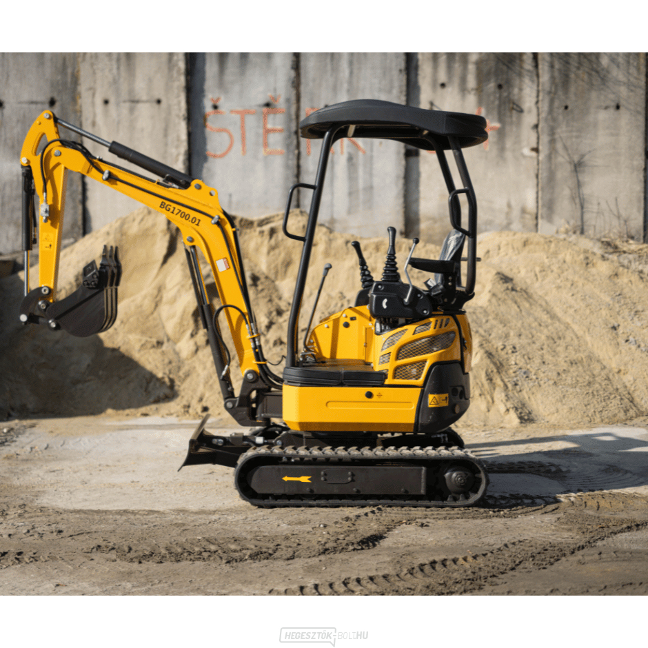 Mini kotrógép Baugarden BG1700.01 Kubota kanál 400 mm