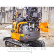 Mini kotrógép Baugarden BG1700.01 Kubota, kanál 400 mm, hidraulikus hüvelykujj tartó Előnézet 