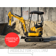 Baugarden BG1700.01 mini kotrógép kedvezményes készlet fix kanállal 1000 mm gallery main image